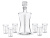 Набор для водки Матрица (прозрачный, серебристый)